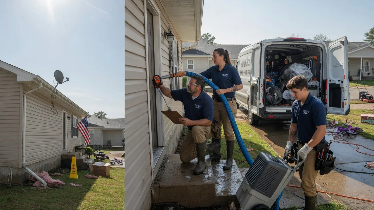 Ceiling Water Damage Restoration in Mount Morris, IL near me