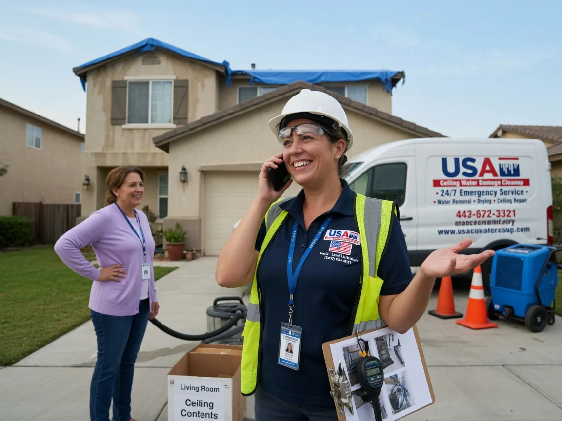 Ceiling Water Damage Restoration Mount Morris, IL FAQs